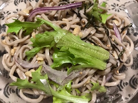 サラダ蕎麦